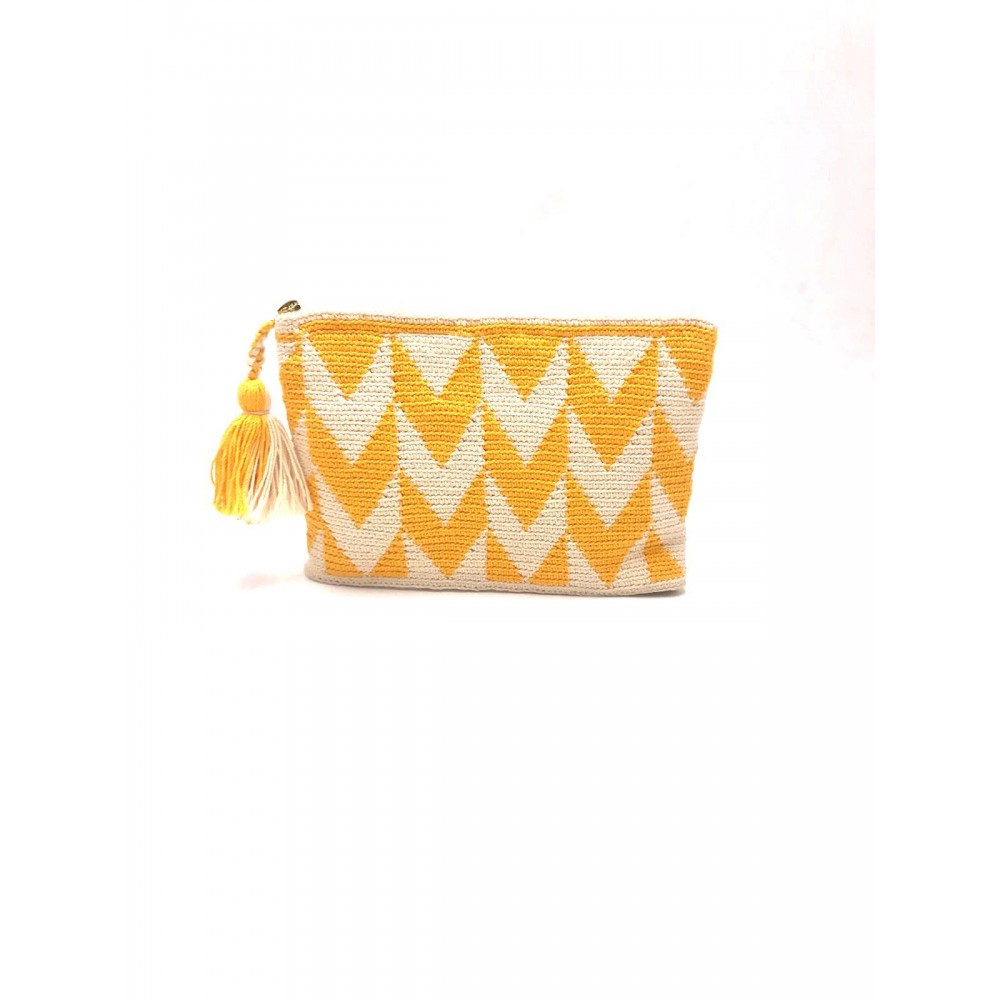 mustard color clutch
